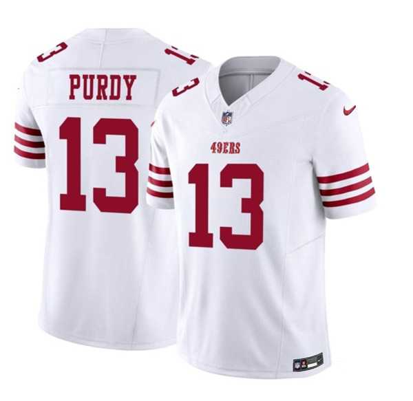 Men & Women & Youth San Francisco 49ers #13 Brock Purdy White 2023 F.U.S.E. Vapor Untouchable Limited Stitched Football Jersey,We sell and wholesale Men & Women & Youth San Francisco 49ers #13 Brock Purdy White 2023 F.U.S.E. Vapor Untouchable Limited Stitched Football Jersey on line form chian!